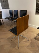 6x Dan-Form stoelen Made in denmark