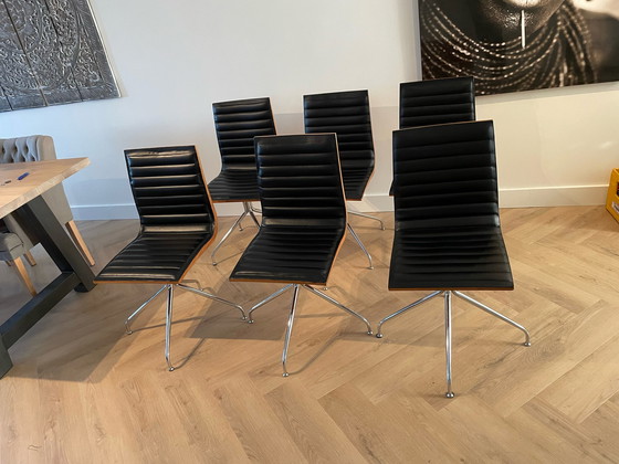 Image 1 of 6x Dan-Form stoelen Made in denmark