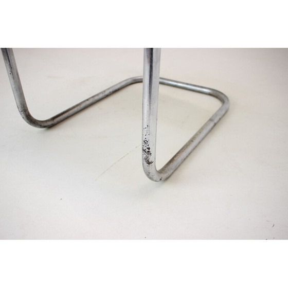 Image 1 of Vintage Bauhaus chromen fauteuil van Rudolf Vichr Prag, Tsjecho-Slowakije jaren 1930
