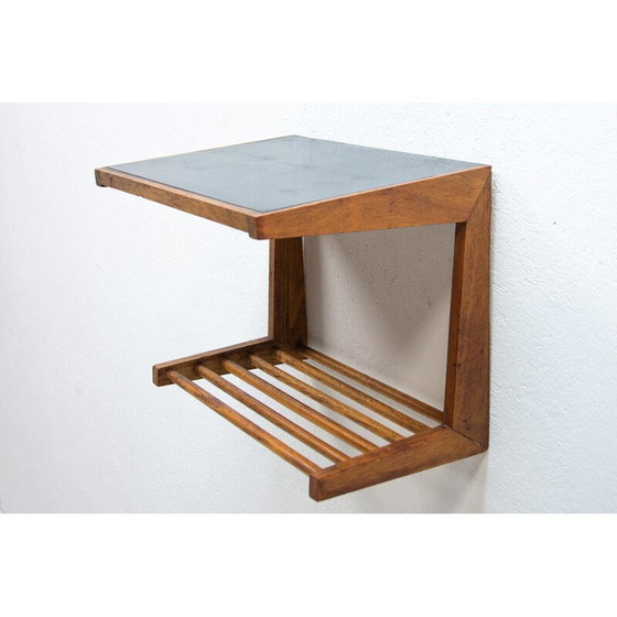 Image 1 of Vintage wandplank in beukenhout van Uluv, Tsjechië 1960