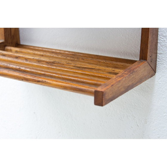 Image 1 of Vintage wandplank in beukenhout van Uluv, Tsjechië 1960