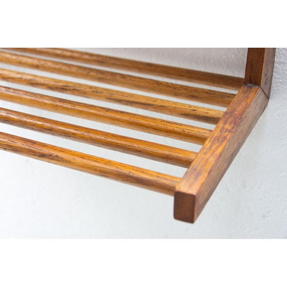 Image 1 of Vintage wandplank in beukenhout van Uluv, Tsjechië 1960