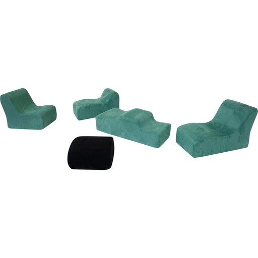 Vintage "Malitte" woonkamer set door Roberto Matta voor Gavina, Italië 1960