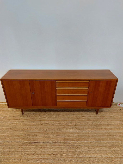 Vintage sideboard / dressoir teak fineer jaren 70 clone