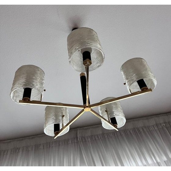 Image 1 of Vintage kroonluchter van Maison Arlus, 1950