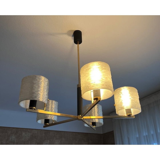 Image 1 of Vintage kroonluchter van Maison Arlus, 1950