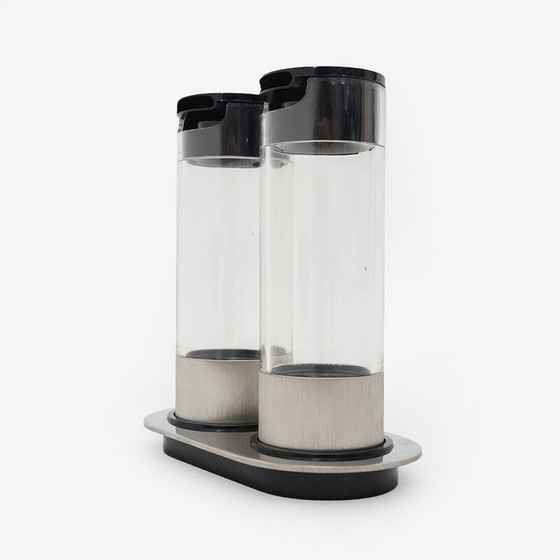 Image 1 of Vintage cilindrische olie en azijn set door Studio Opi voor Cini en Nils, 1970