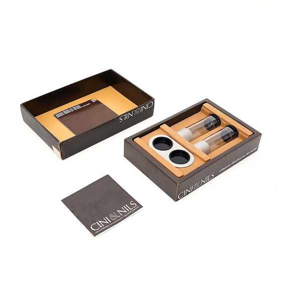 Image 1 of Vintage cilindrische olie en azijn set door Studio Opi voor Cini en Nils, 1970