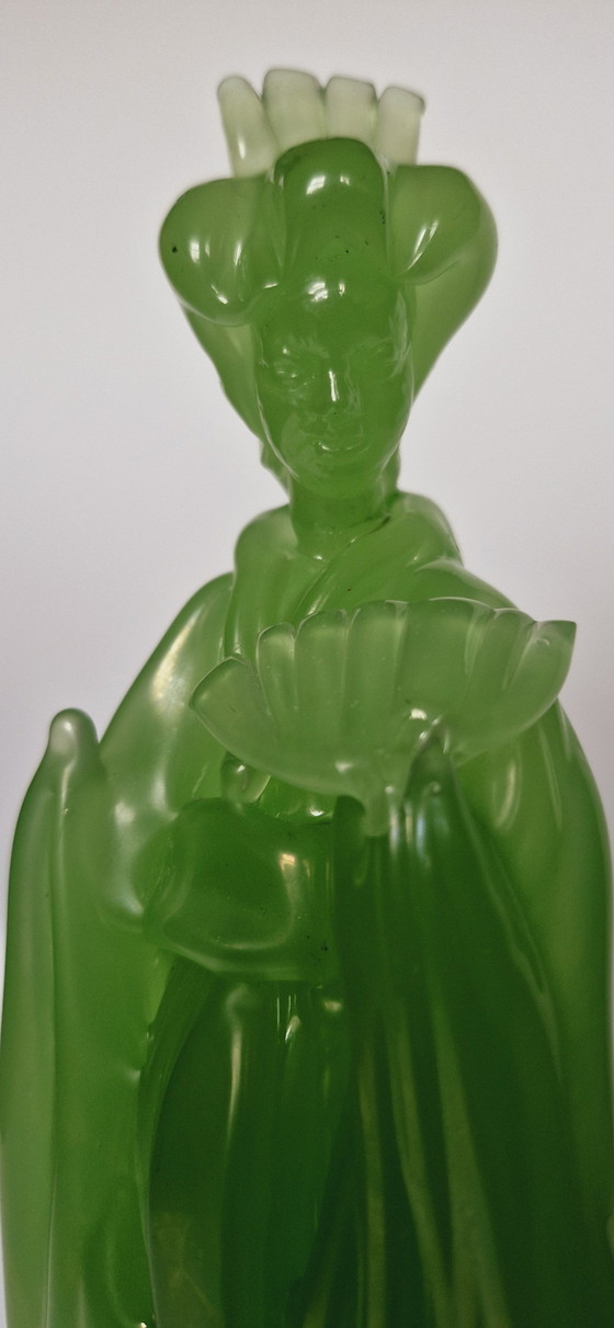 Image 1 of Ermanno Nason Jade Murano Glas Paar Sculpturen