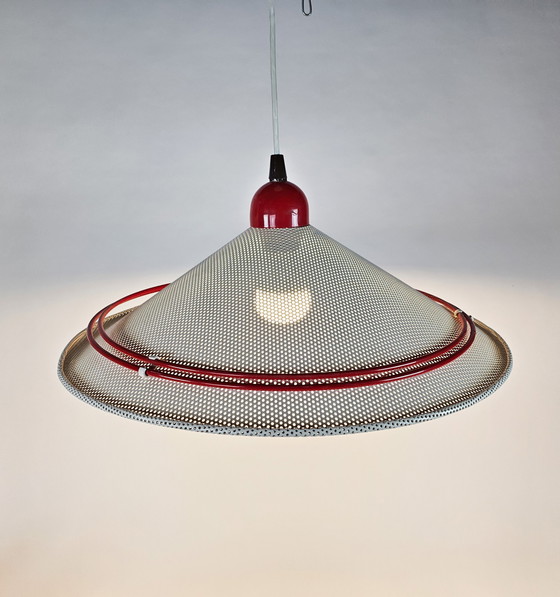 Image 1 of Vintage - Pilastro - metaal - hanglamp - Memphis Milano stijl - 80's