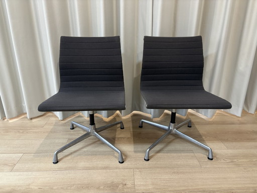 Vitra Ea 101 Aluminium Stoel | Bekleding Van Hopsack