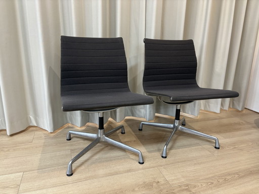 Vitra Ea 101 Aluminium Stoel | Bekleding Van Hopsack