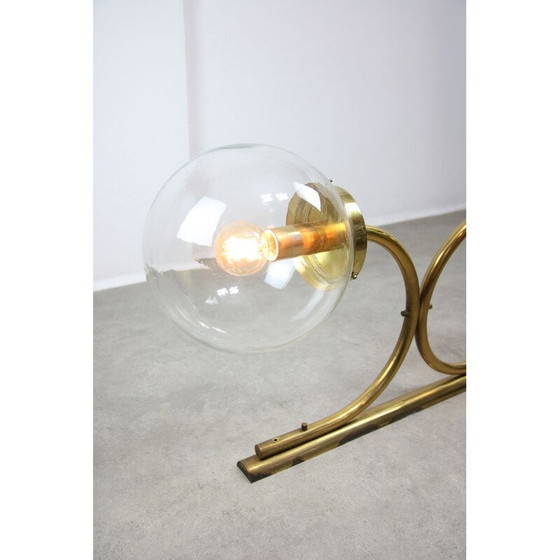 Image 1 of Vintage messing wandlamp, Italië 1960