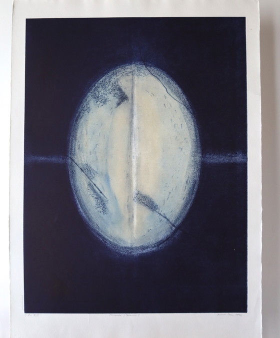 Image 1 of Kleurets Antonia Dombrowsky 1992- Kleurgravure Handgeschept papier