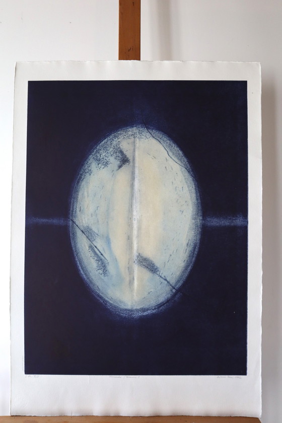 Image 1 of Kleurets Antonia Dombrowsky 1992- Kleurgravure Handgeschept papier