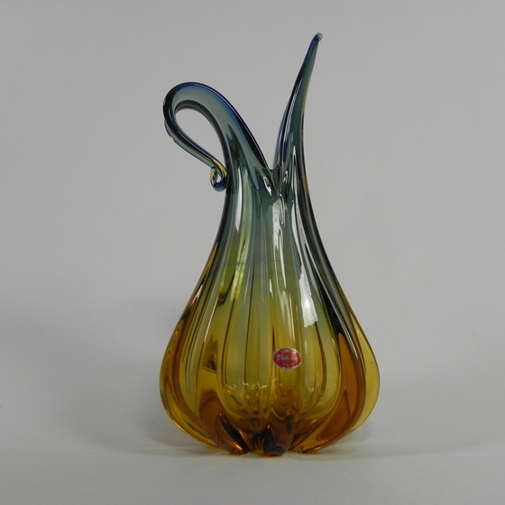 Image 1 of Murano Vaas, Snavelvaas Barovier E Toso, Jaren 60