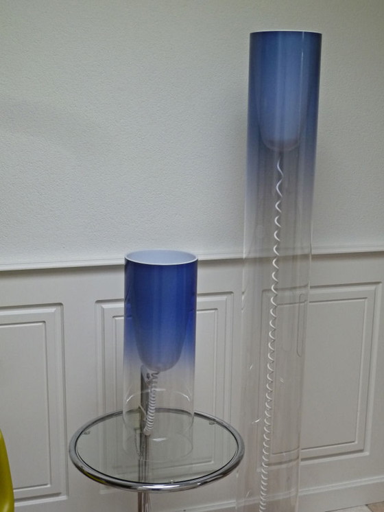 Image 1 of Kartell Toobe staande tafellamp blauw | Ferruccio Laviani | 2007