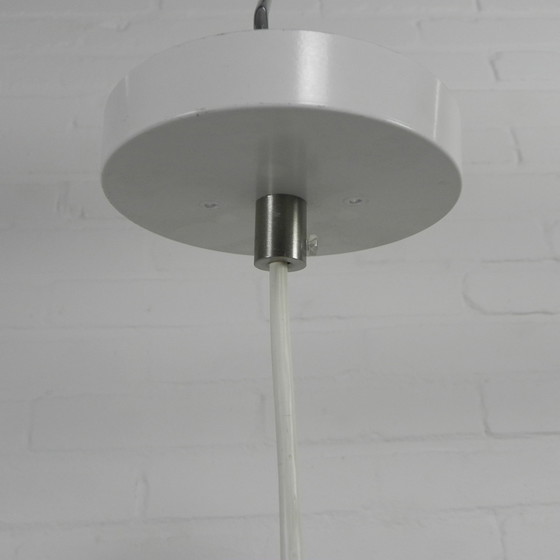 Image 1 of Vintage hanglamp met glazen kap met bubbelpatroon, jaren 60