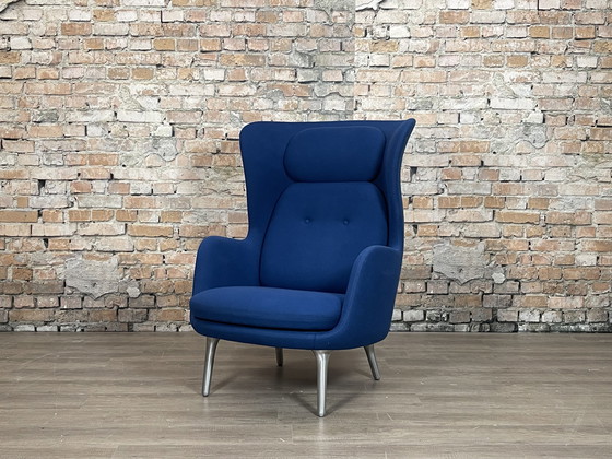 Image 1 of Fritz Hansen Ro Chair blauw