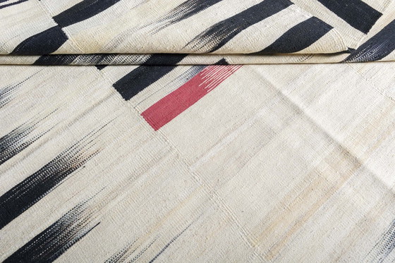 Image 1 of Handgeweven design kelim Fars - 201 X 156 cm - Nieuw