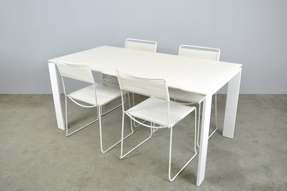 Image 1 of Kartell / Italiaanse Moderne Vintage Witte Eettafel / Ferruccio Laviani / 2000