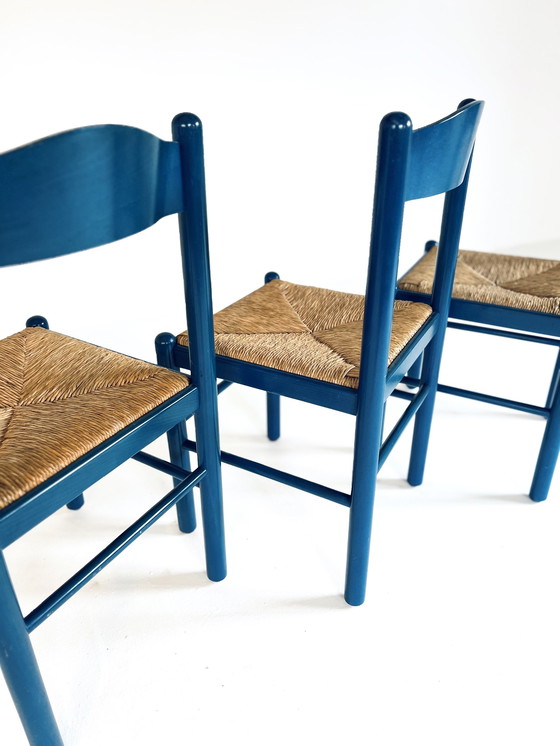 Image 1 of 4X Vintage Rush Eetkamerstoel ‘70