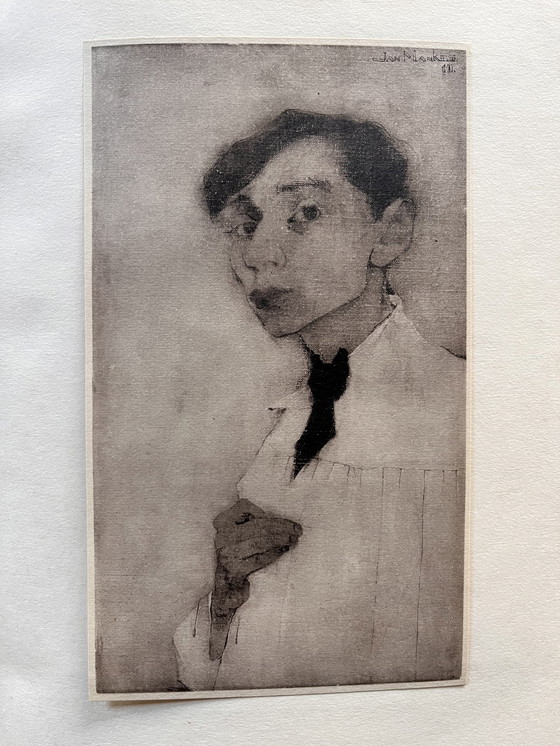 Image 1 of Jan Mankes 1889-1920 / Zeldzaam Oeuvre Boek 1927 (Gelimiteerd Nr. 11 Van 100)
