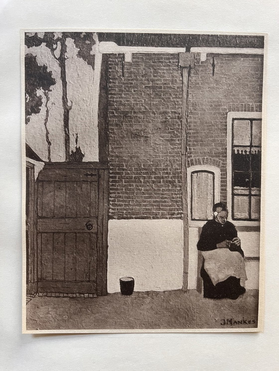 Image 1 of Jan Mankes 1889-1920 / Zeldzaam Oeuvre Boek 1927 (Gelimiteerd Nr. 11 Van 100)