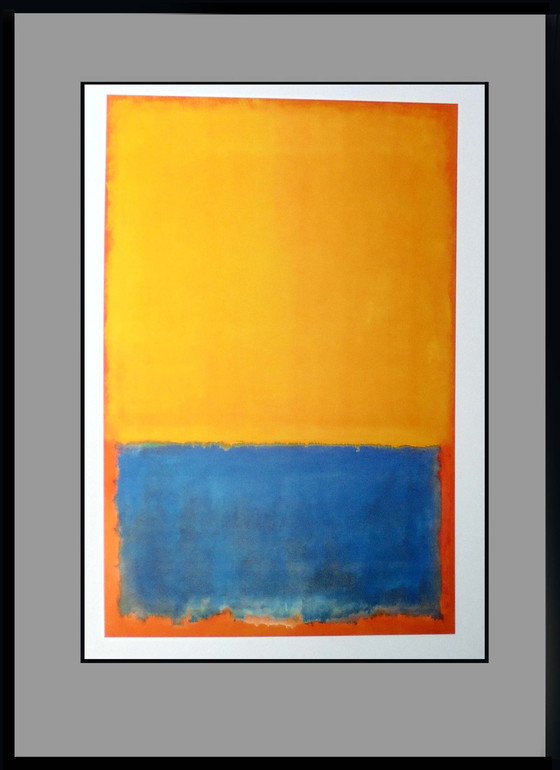 Image 1 of Mark Rothko - Geel, Blauw en Oranje 1955 - Offsetlitho - Achenbach Art Edition 1997