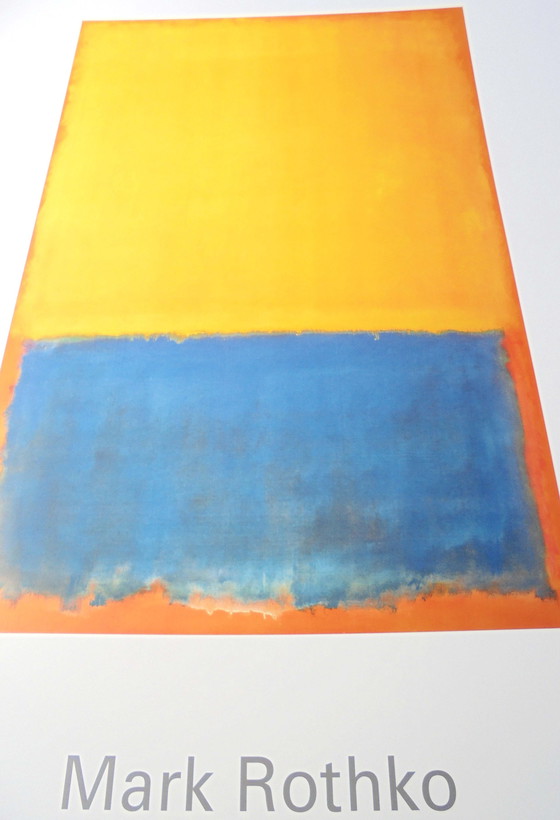 Image 1 of Mark Rothko - Geel, Blauw en Oranje 1955 - Offsetlitho - Achenbach Art Edition 1997