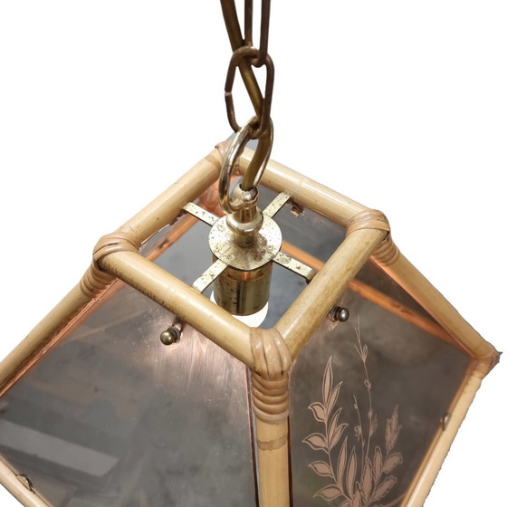 Image 1 of Vintage Rotan Hanglamp