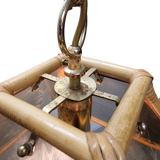 Image 1 of Vintage Rotan Hanglamp