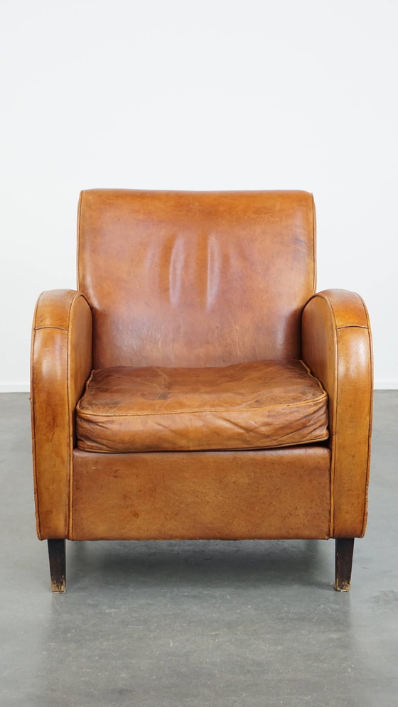 Image 1 of Vintage Schapenleren Design Armchair