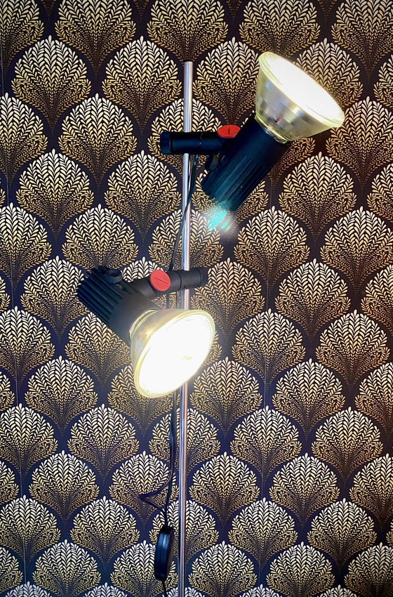 Image 1 of Vintage 2-lichts vloerlamp