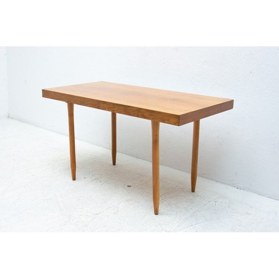 Image 1 of Vintage beuken tafel, Tsjecho-Slowakije 1960