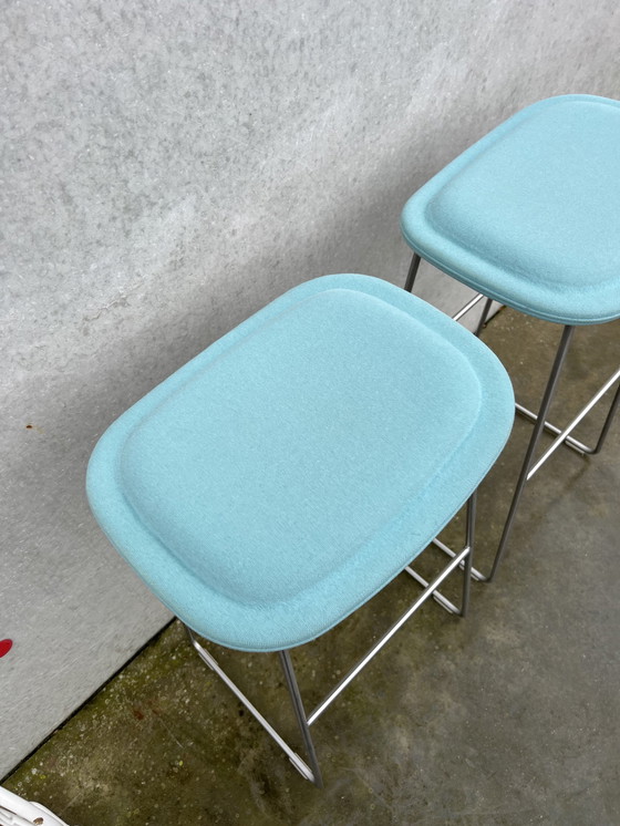 Image 1 of 2X Cappellini High Pad Stool