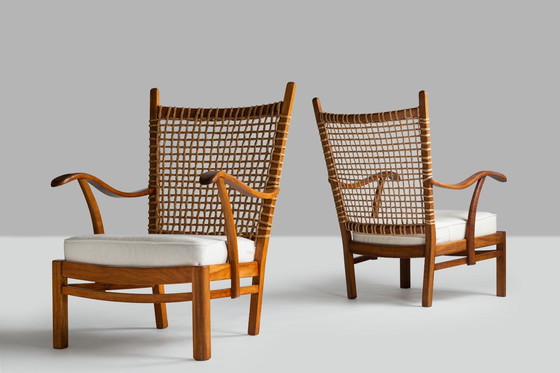 Image 1 of 2x Wicker chairs