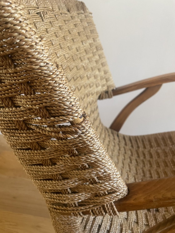 Image 1 of Dutch Design Rope Lounge Chair