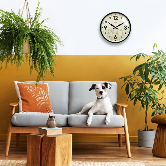 Image 1 of Cloudnola Fabrieks Buitenklok Zwart