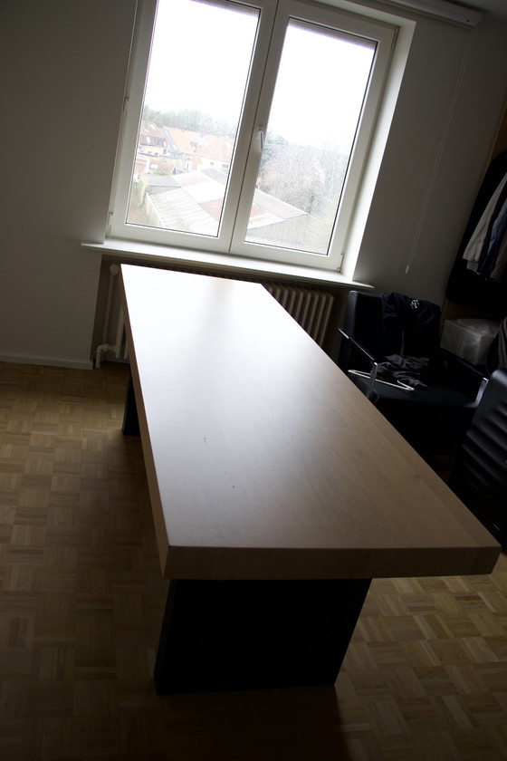 Image 1 of Vanrossom Massief Eiken Eettafel