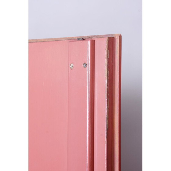 Image 1 of Paar vintage Bauhaus kasten in gelakt hout en verchroomd staal van H. j. Hagemann voor Thonet, Duitsland 1930