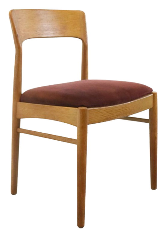 Image 1 of 4x Korup Stolle eetkamerstoel by Henning Kjaernulf