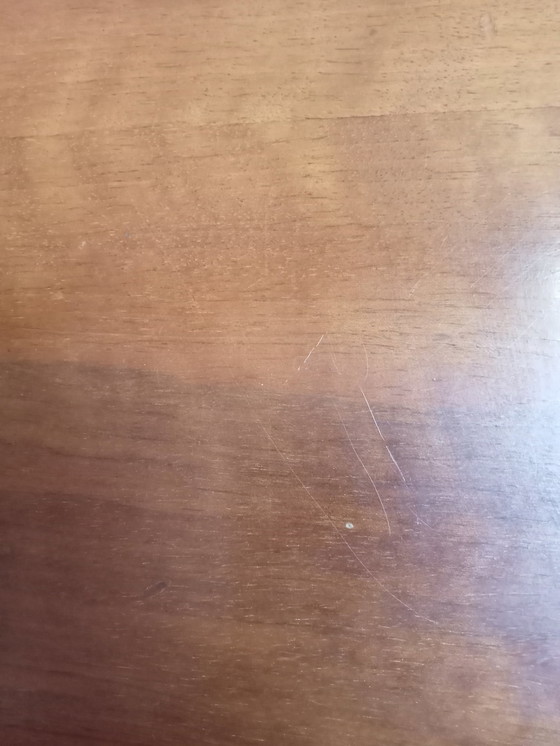 Image 1 of Ovale eettafel, notenhout, Expozione Mobili Cantu, (La Permanente) jaren 1940