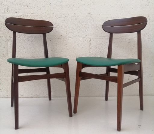 2x Vintage Eetkamerstoel