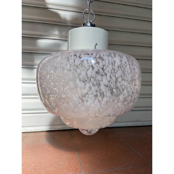 Image 1 of Vintage Mazzega kroonluchter in Murano glas, 1978
