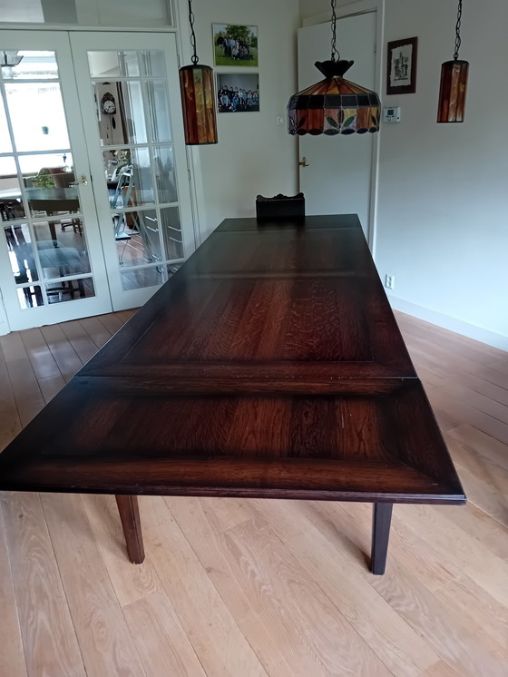 Image 1 of Vintage eettafel uitschuifbaar XL