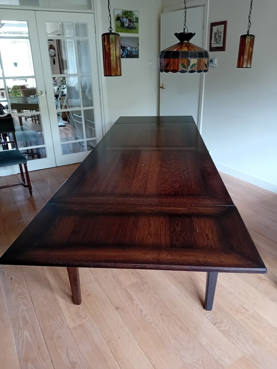 Image 1 of Vintage eettafel uitschuifbaar XL