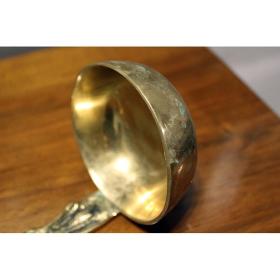 Image 1 of Vintage decoratief bestek van messing, Italië 1950