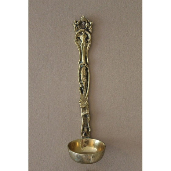 Image 1 of Vintage decoratief bestek van messing, Italië 1950