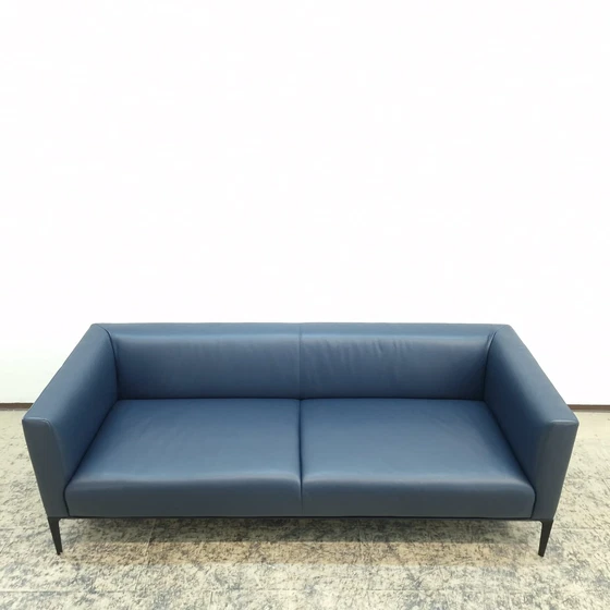 Image 1 of Walter Knoll Jaan Living driezits design bank leren bankstel bank